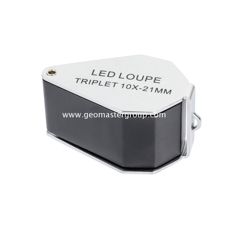 Glass UV/White LED Loupe (10x,21mm)