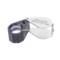 Glass UV/White LED Loupe (10x,21mm)