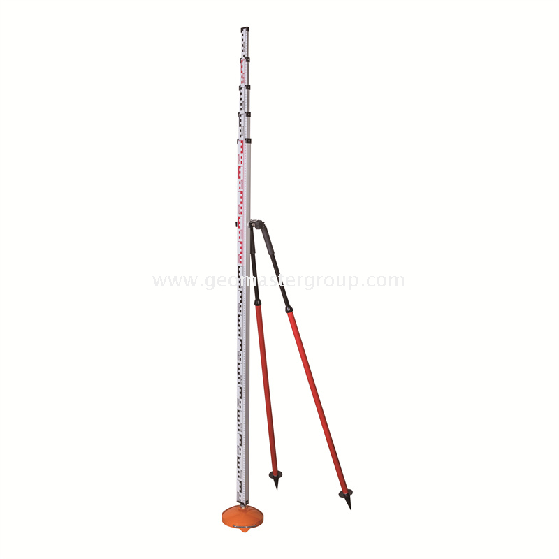 Round Leveling Staff