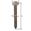 Steel Survey Nail