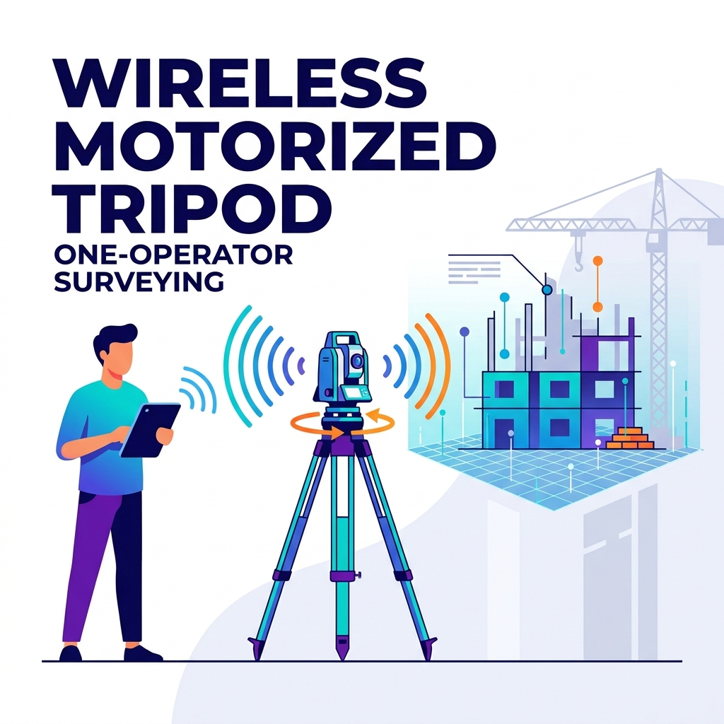Can One Operator Complete Surveying Tasks with a Wireless Motorized Tripod?