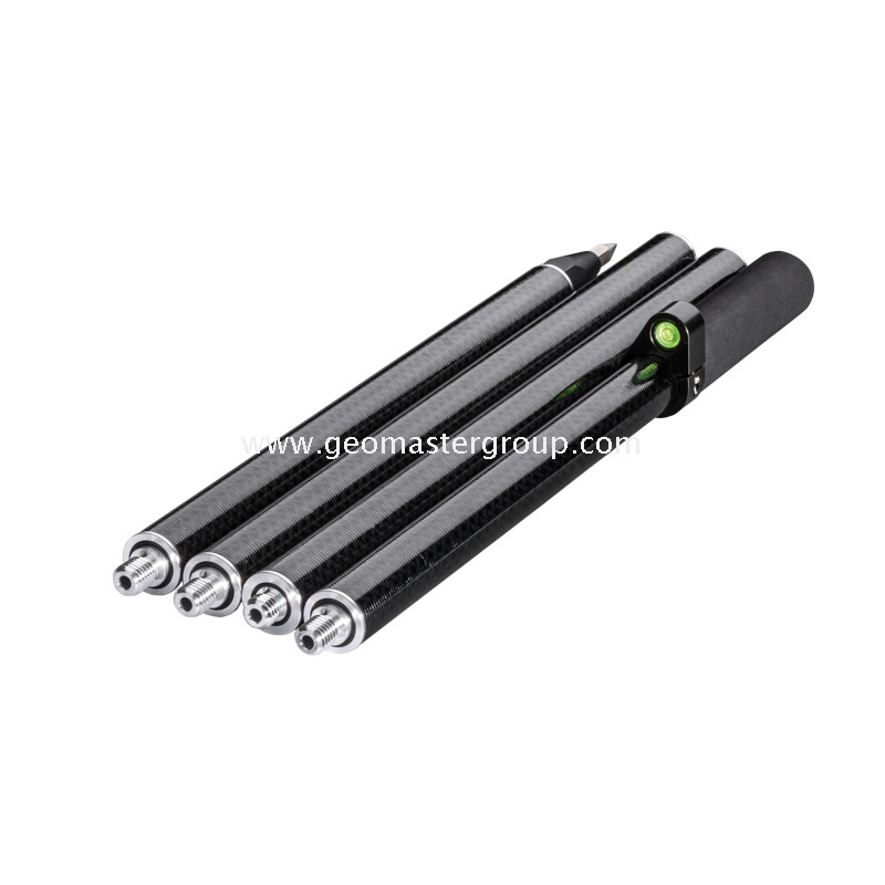 All Carbon GNSS Pole (2m,4 secs)