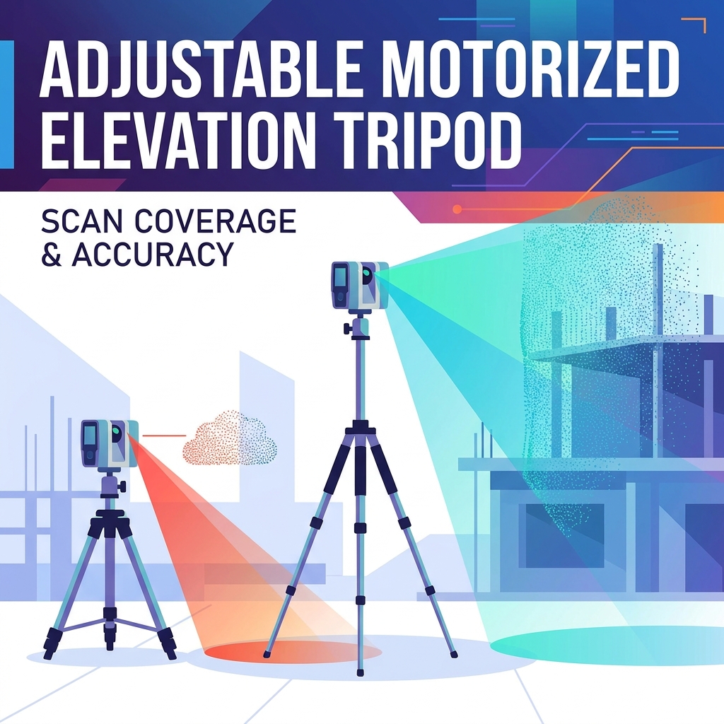 How Tripod Height Affects 3D Laser Scanner Coverage and Accuracy