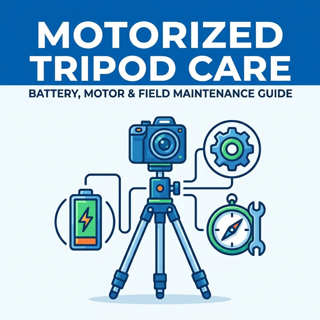 Motorized Elevation Tripod Maintenance: Battery, Motor and Field Care