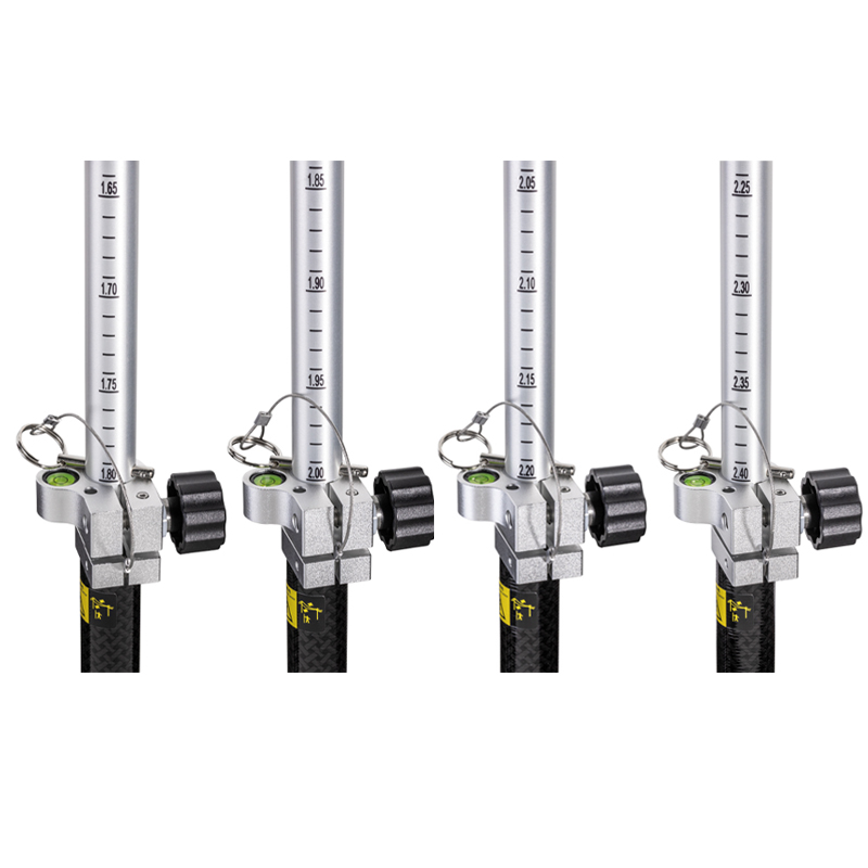 Al & Carbon RTK Pole (2.5m,PinLoc4) 