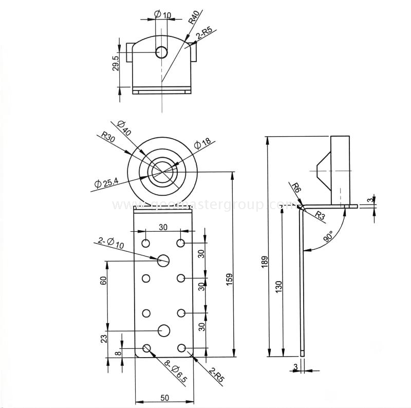 L-bar Monitoring Prism